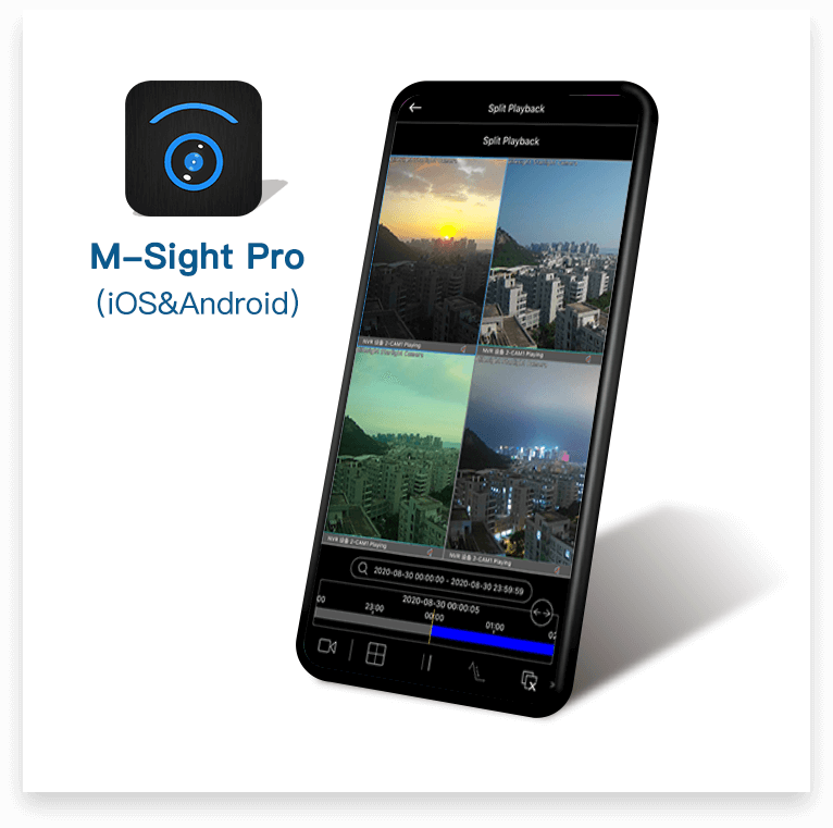 Milesight app help with fast and instand monitor at anytime to anywhere