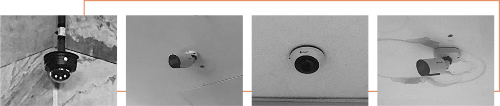 3 Milesight Pro Dome Camera, Milesight Vandal-proof Motorized Bullet Camera, Milesight IR Mini Dome Camera, Milesight Motorized Bullet Camera