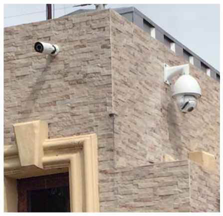 Milesight Bullet Network Cameras and Speed Dome Network Cameras in the outdoor areas.