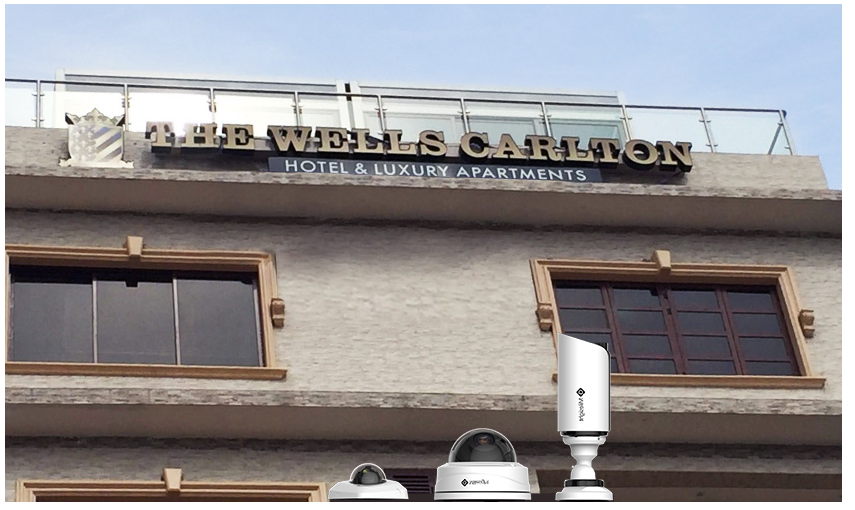 house The Hotel of Abuja with Milesight Network Cameras