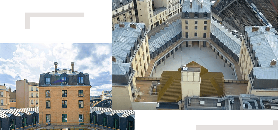 background Milesight surveillance system safeguards La Caserne in France