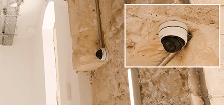 solution2 Milesight weather-proof dome cameras provide robust monitoring for interior environment