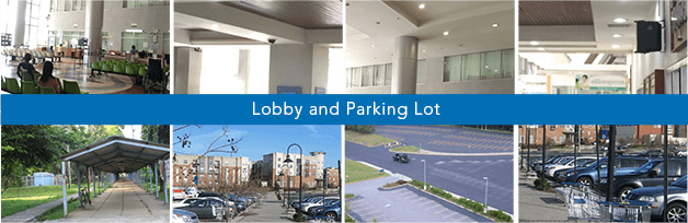 lobby lobby and parking lot