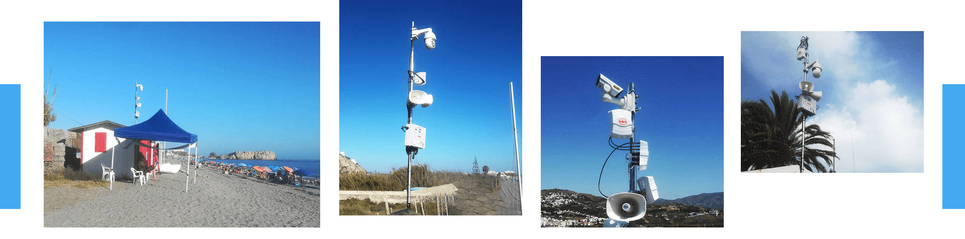Milesight PTZ camera series provides the all-round monitoring on the beach