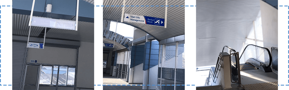 2 Gaziray Railway Station inside