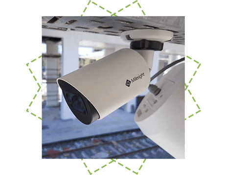 4 Milesight Vandal-proof Mini Dome Camera