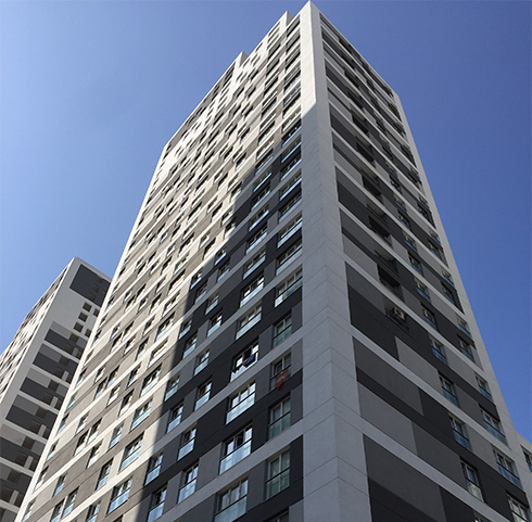 cystal residential building uder the safeguard of milesight residential security