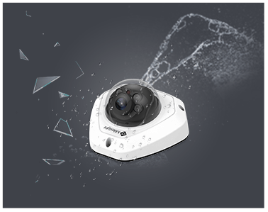 highres vandal-proof mini dome camera