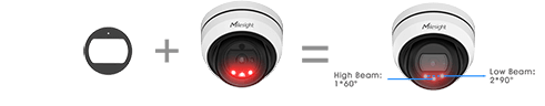 IR of AF Motorized Mini Dome Camera