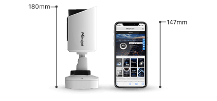 NDAA AI Vandal-proof Mini Bullet Camera