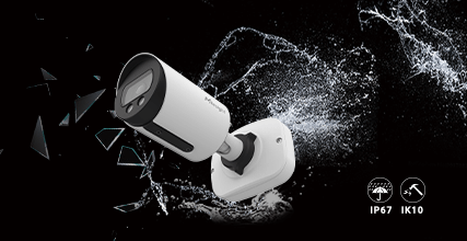 IP67, IK10, AI Vandal-proof Mini Bullet Camera