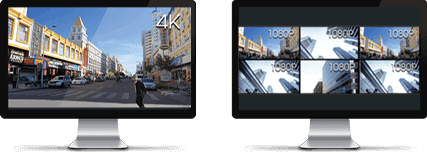 UHD Video Display of ndaa nvr