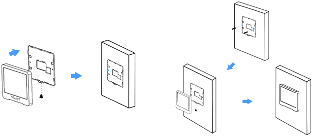 lorawan e ink display installation