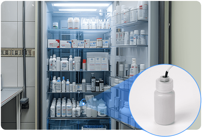 glass bead thermal buffer bottle