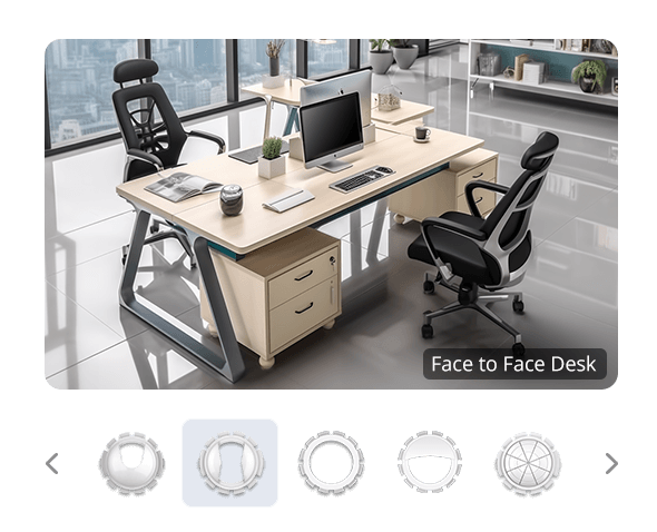 face to face desk