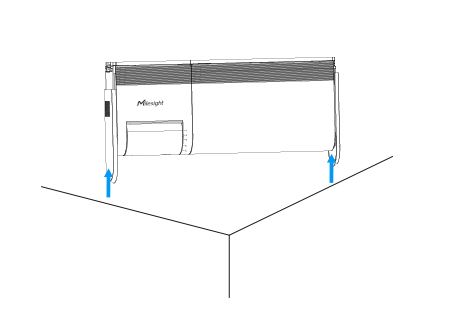 ai mini thermopile people counter ceiling mount