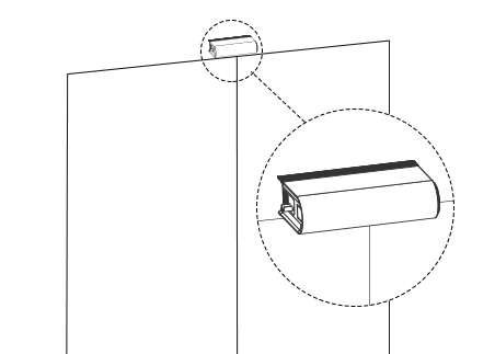 ai mini thermopile people counter lintel mount