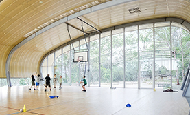 smart school integration basketball court