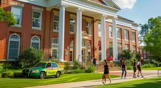 smart school outdoor asset tracking patrol car