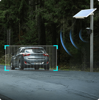 4g solar powered traffic