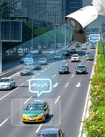 ai road traffic radar bullet camera