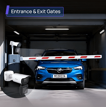 entrance exit gates