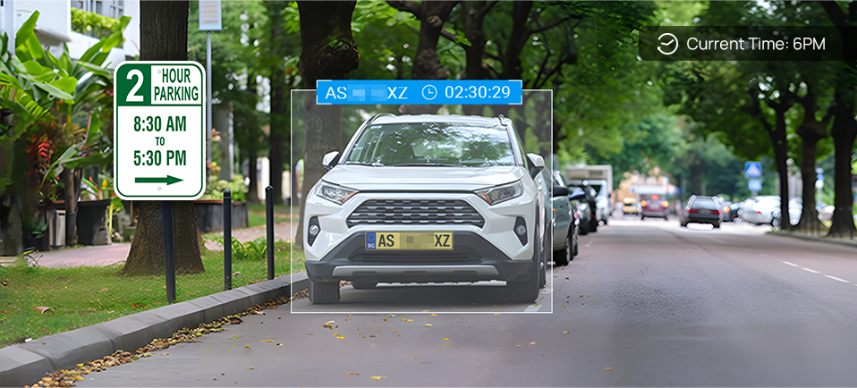 on road parking