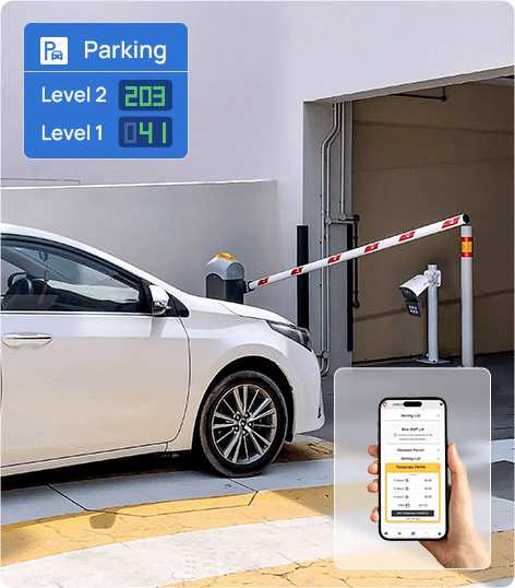 entrance exit parking