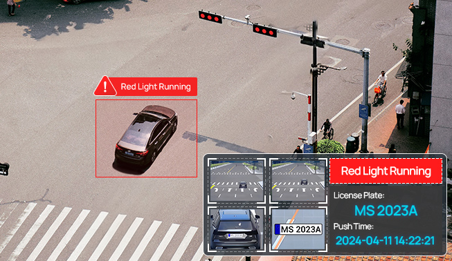 red light running