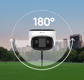 dual sensor 180 degree cover