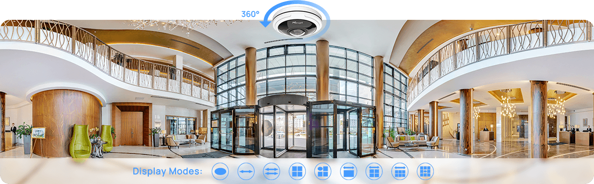 fisheye 360 panoramic view