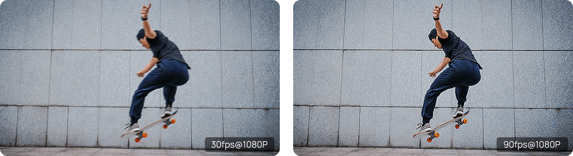 90fps high frame rate