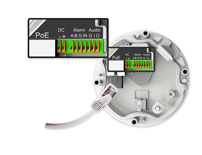 integrated cable bracket