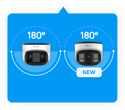 dual sensor 180 camera