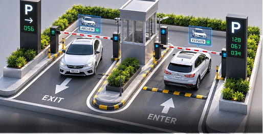 1 Parking entry and exit management