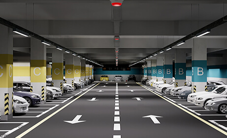 indoor parking lots