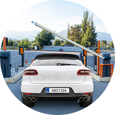 solar lpr camera entrance