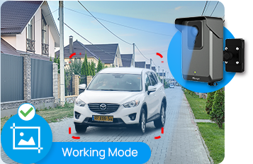 solar lpr camera mode working