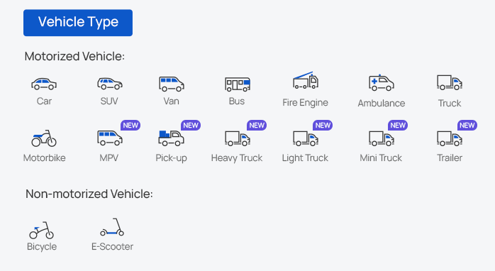 vehicle type vehicle type