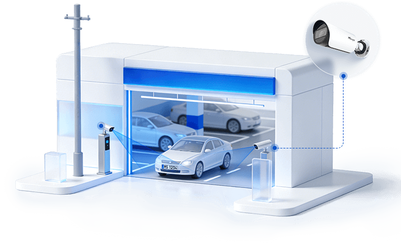 automated vehicle recognition for ticketless entry and exit