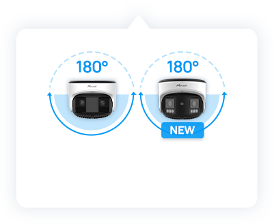 dual sensor 180 camera