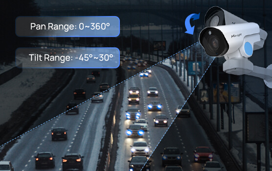 ai road traffic ptz camera