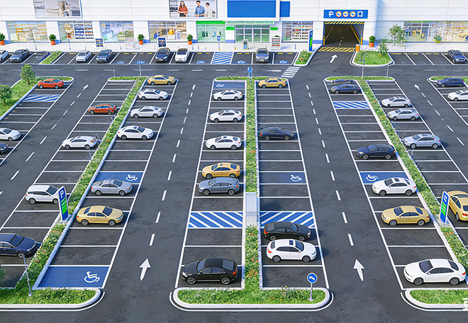 retail parking