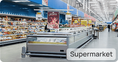iaq sensor solution in supermarket