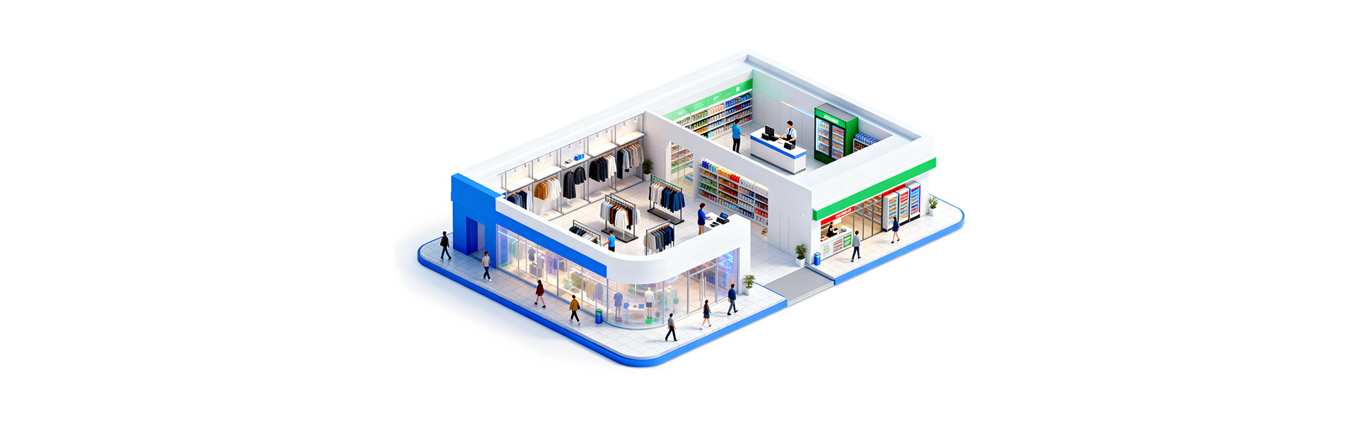 people sensing in smart retail scene