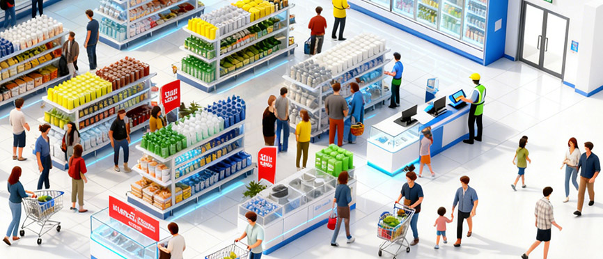 people sensing in smart retail in store