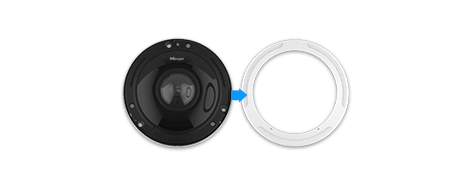 fisheye camera and top cover