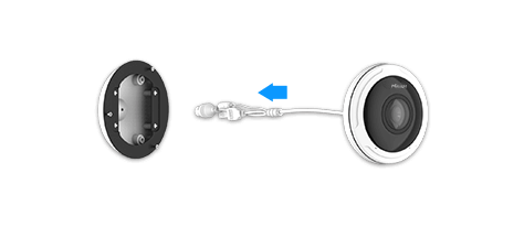 17 connet fisheye camera with pendant mount