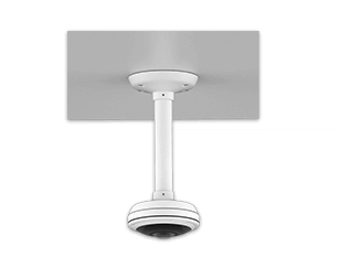 19 fisheye camera with pendant mount on the wall