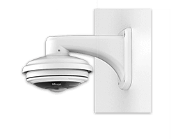26 install the fisheye camera on  the wall mount